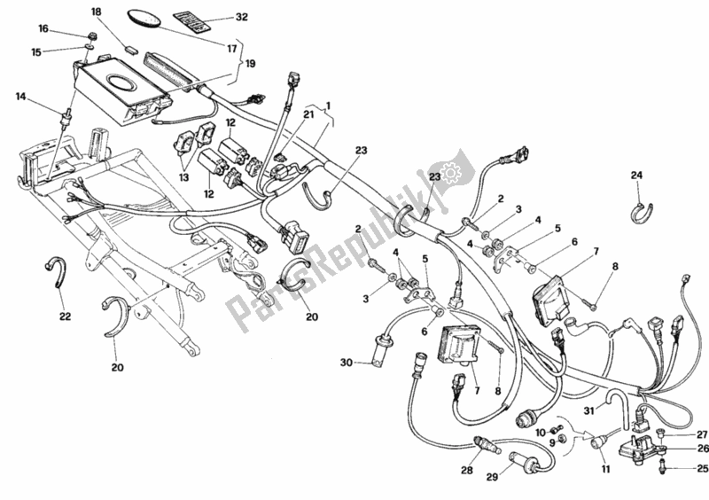 Wszystkie części do Sterownik Silnika Dmm 003097> Ducati Superbike 916 Senna 1997